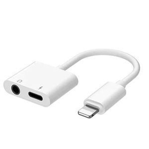 iPhone 2 in 1 Aux Audio and Charger Splitter Adaptor New in Box